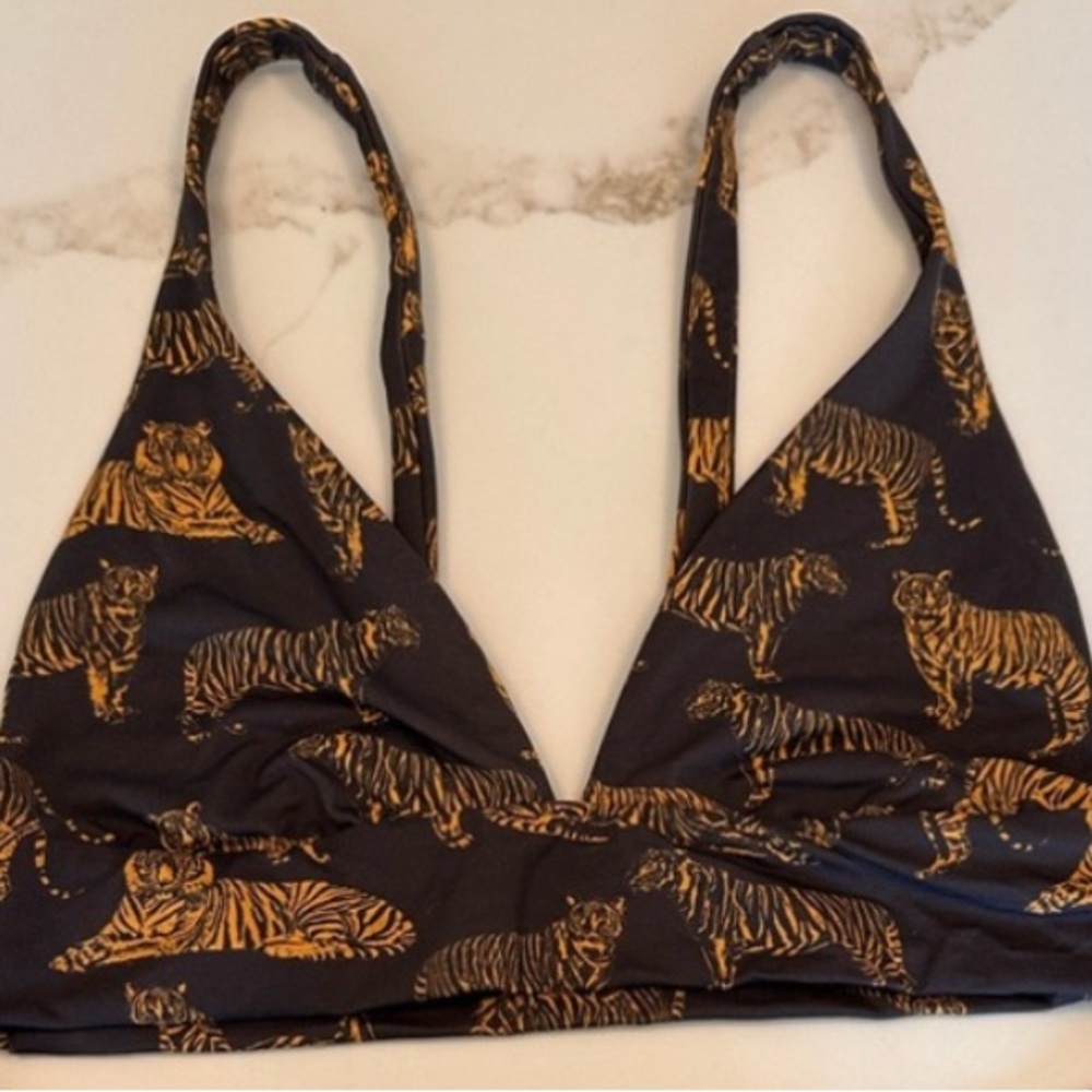 RARE! Boys + Arrows Bikini Set in Frisky Tiger Print - Picture 10 of 16